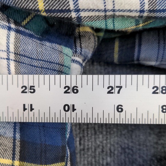 Outreach Men's Quilted Lined Flannel Shirt Jacket Multicolor XL Plaid Pockets - Picture 12 of 13